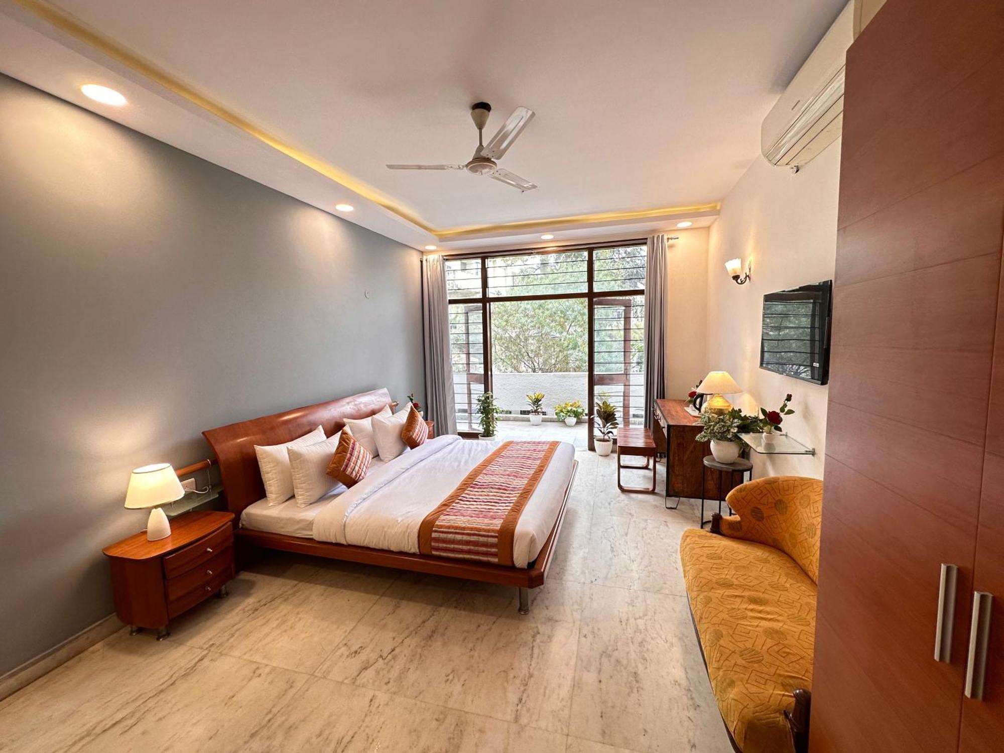 Grove Residency Hauz Khas New Delhi Couple Friendly Otel Dış mekan fotoğraf